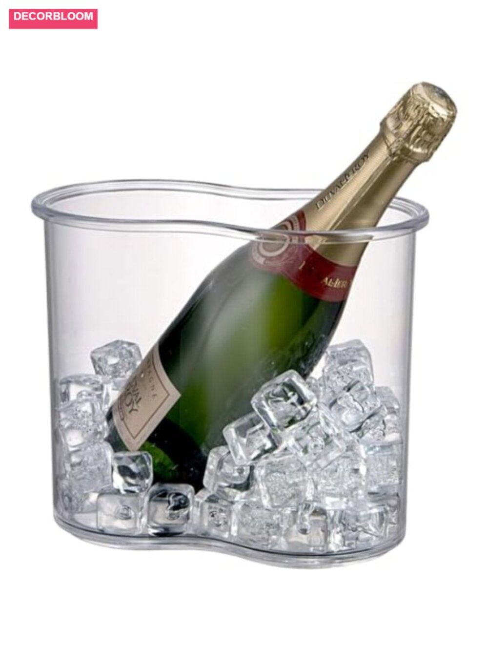 Iceless 2-Bottle Wine Cooler Chiller Acrylic Double Wall Insulated - Picture 2 of 2